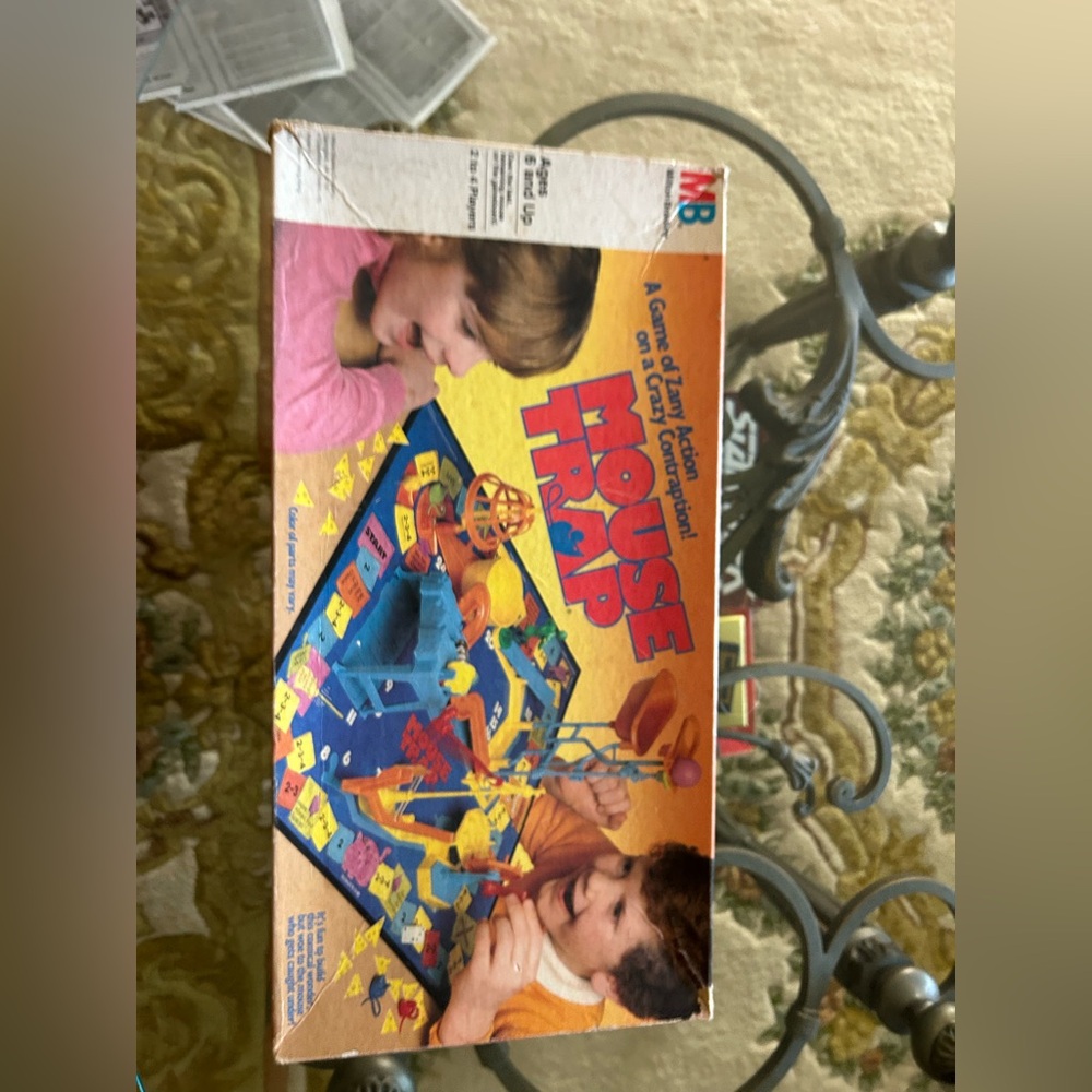 Mousetrap Board Game Vintage 1986 Milton Bradley‎